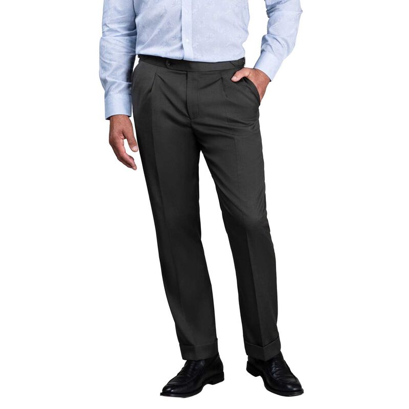 Rembrandt Evans Olive Green Twill Suit Trouser image number 0